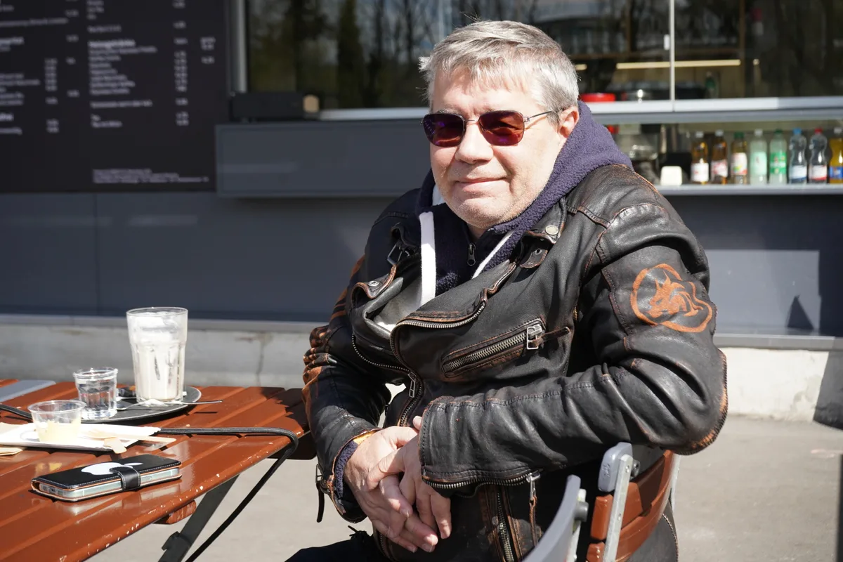 Thomas Fischer im neu eröffneten Stadtparkcafé.